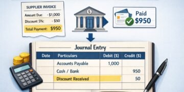 discount received journal entry
