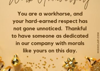 Work Anniversary Messages