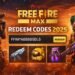 Garena Free Fire Max Redeem Codes