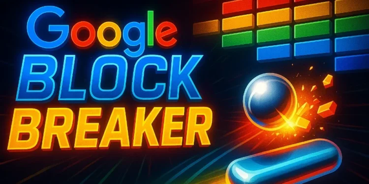 Google Block Breaker