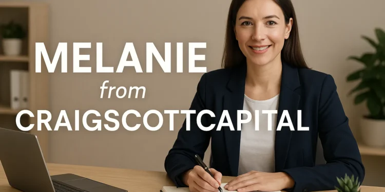 Melanie at CraigScottCapital