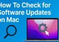 Check for Software Updates on Mac